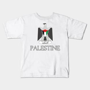 Palestine - Coat of Arms Design Kids T-Shirt